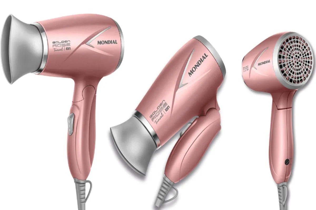 MONDIAL SECADOR DE CABELOS GOLDEN ROSE SC-47 1.200W - BIVOLT