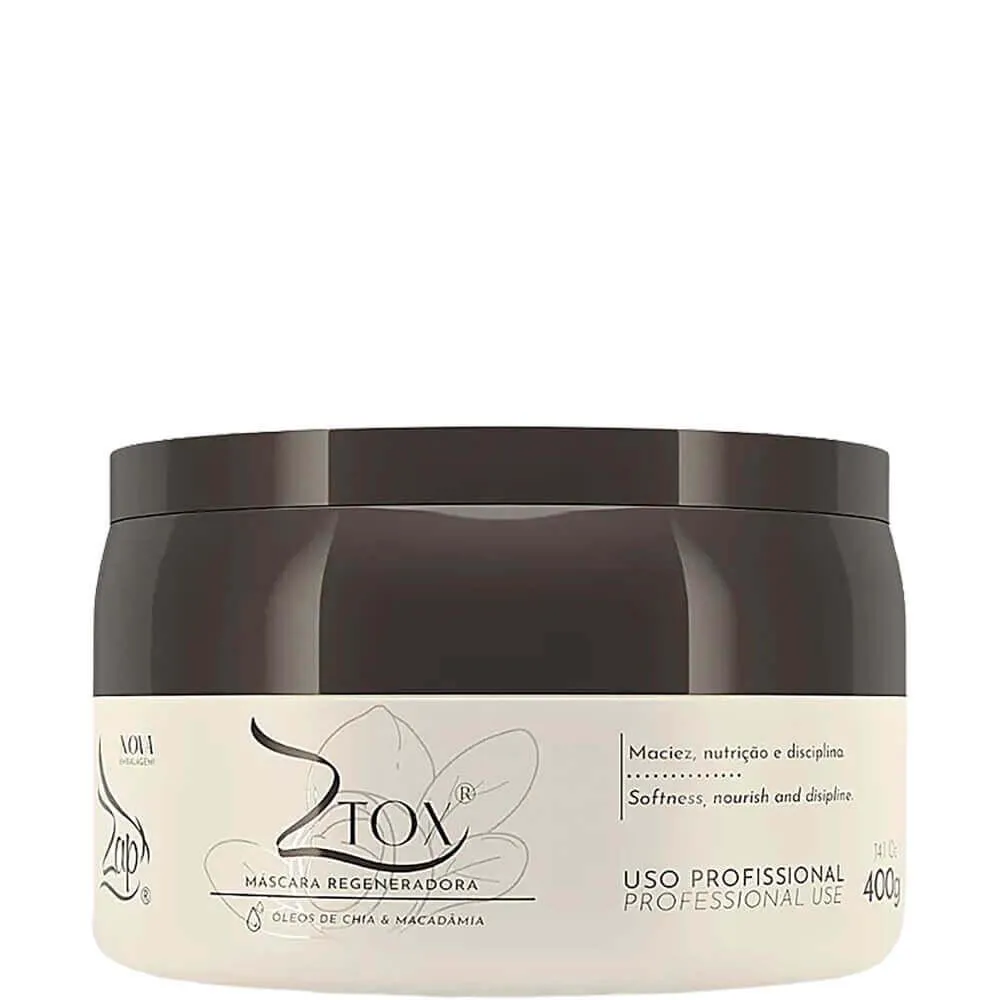 ZAP ZTOX - BTOX MáSCARA REGENERADORA CHIA E MACADâMIA 400G