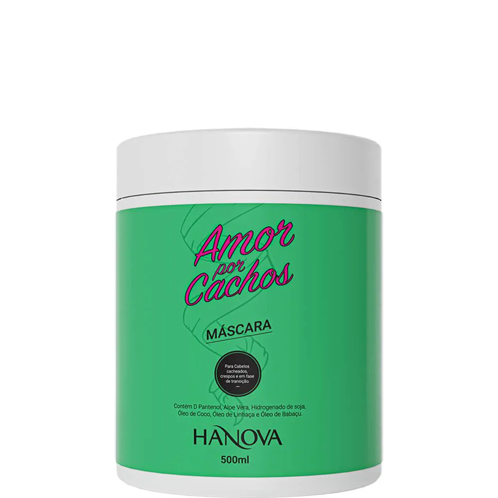 HANOVA AMOR POR CACHOS - MáSCARA CAPILAR 500ML