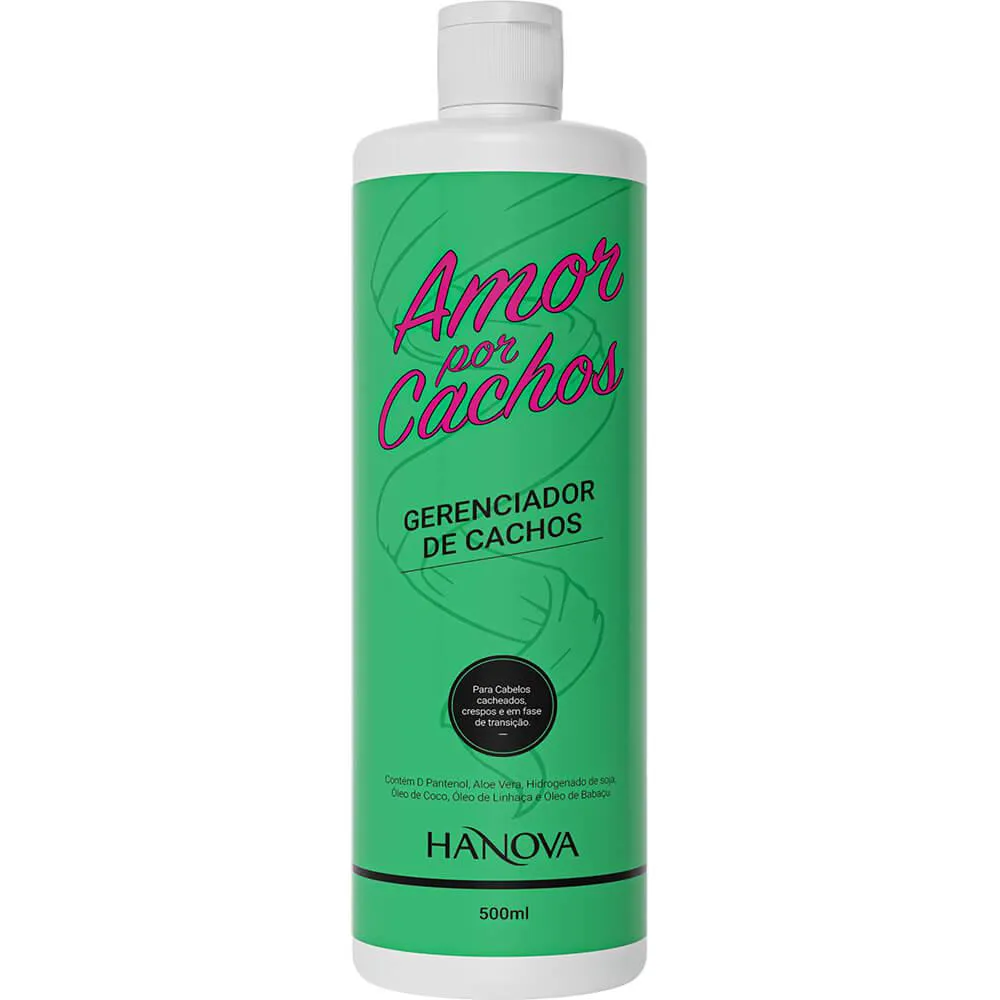 HANOVA AMOR POR CACHOS - GERENCIADOR DE CACHOS 500ML