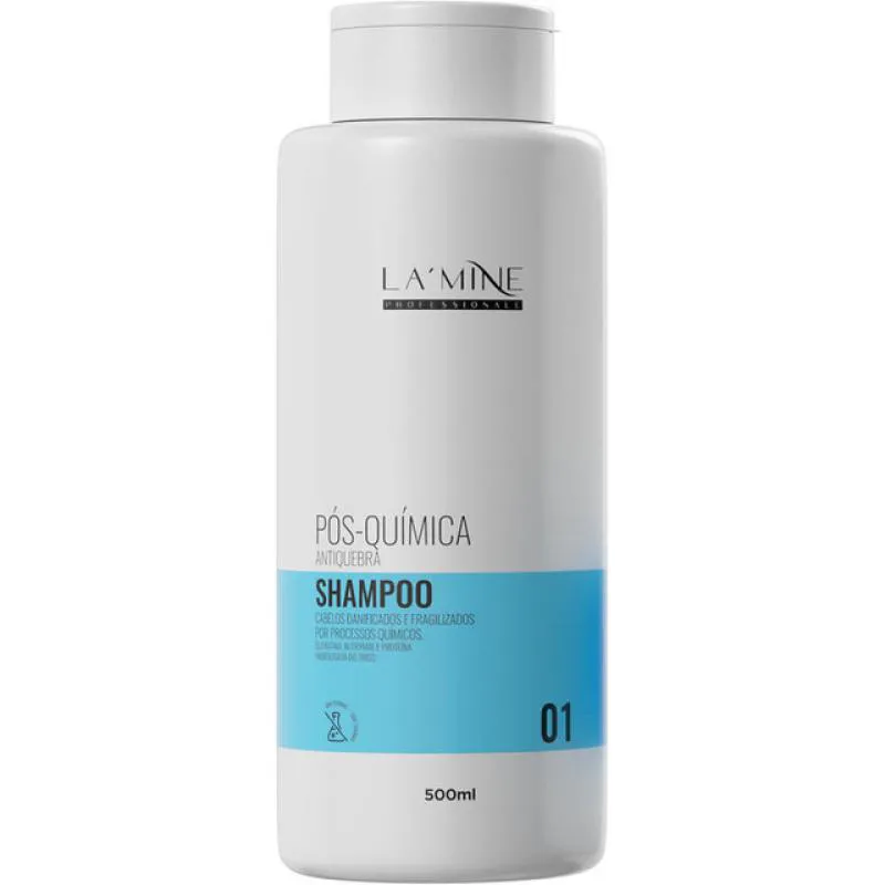 LA'MINE PóS QUíMICA - SHAMPOO ANTIQUEBRA 500ML