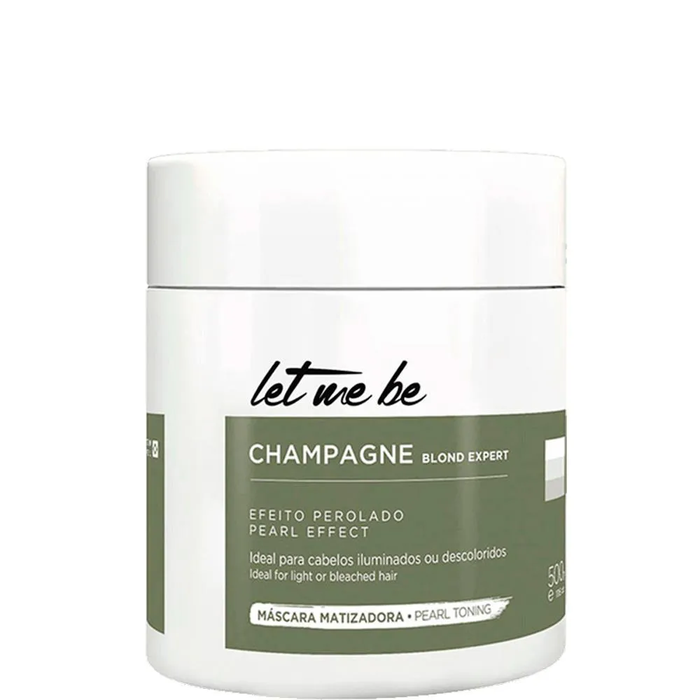 LET ME BE - MáSCARA MATIZADORA CHAMPAGNE EFEITO PEROLADO 500G