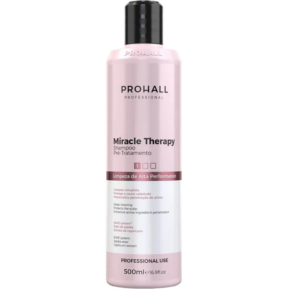 Shampoo Prohall Miracle Therapy Pré-Tratamento 500ml