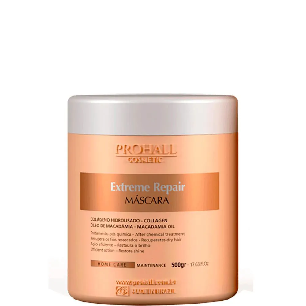 PROHALL EXTREME REPAIR - MáSCARA TRATAMENTO MACADâMIA 500G