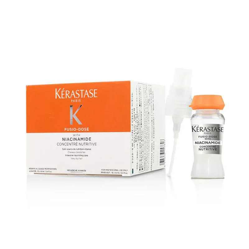 KéRASTASE NUTRITIVE FUSIO - DOSE  CAIXA DE AMPOLAS NIACINAMIDE - 10X12ML