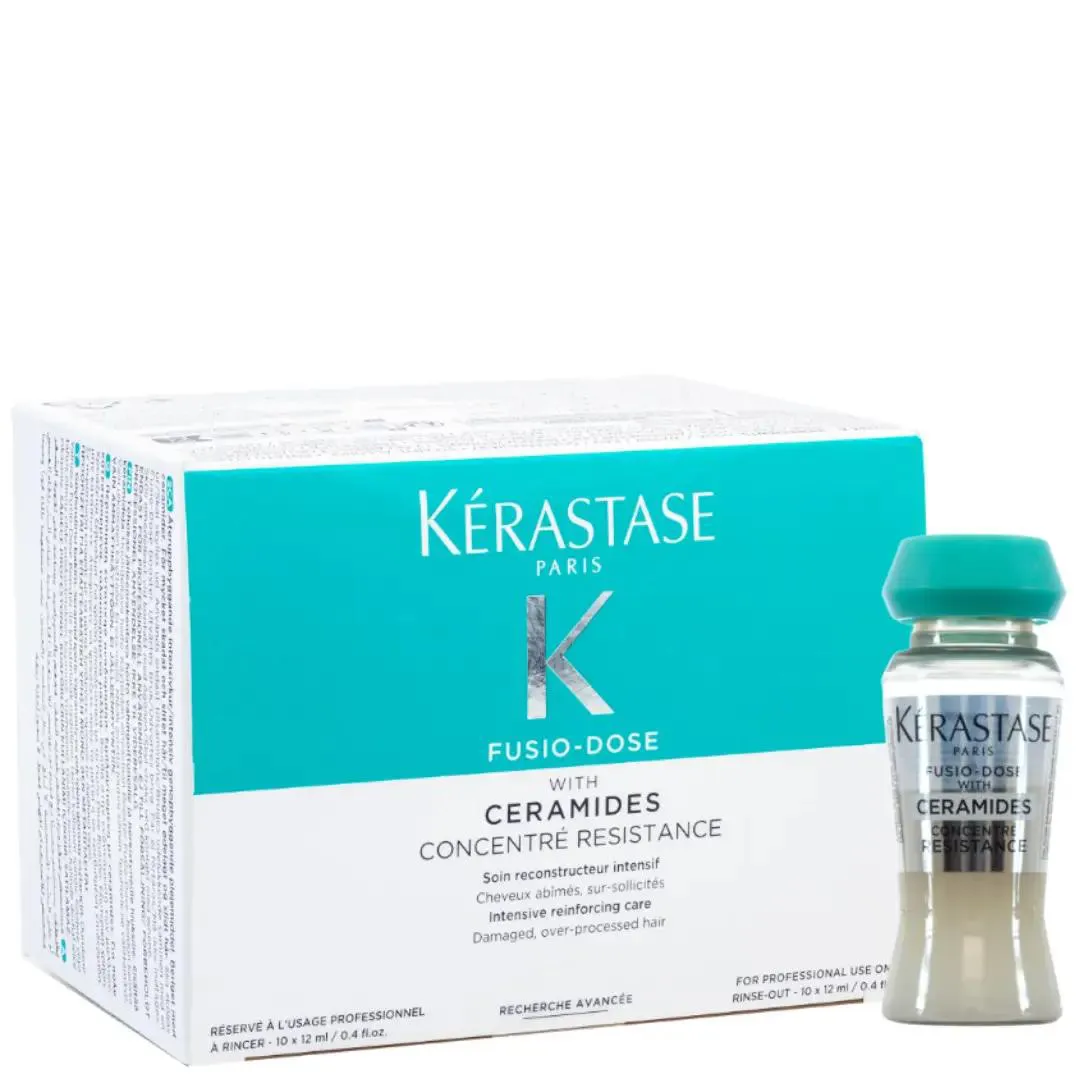KéRASTASE RESISTANCE CAIXA DE AMPOLAS CERAMIDES – 10 X 12ML