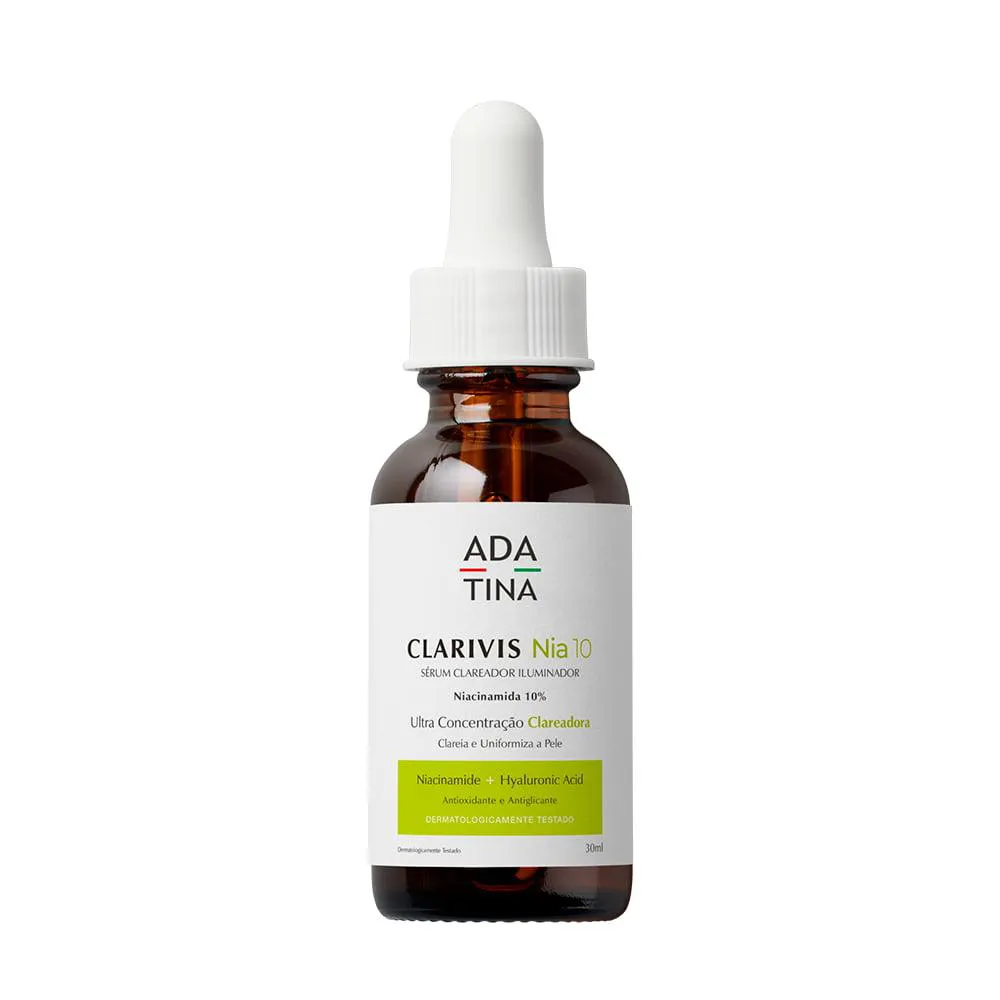 SéRUM CLAREADOR CONCENTRADO COM NIACINAMIDA CLARIVIS NIA 10