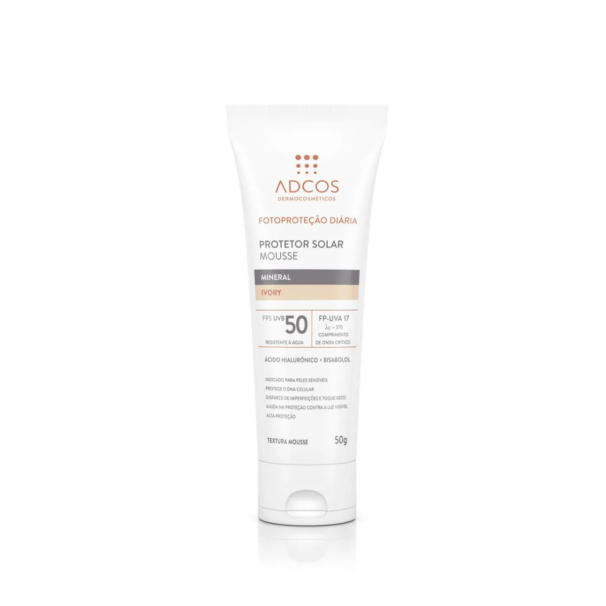 PROTETOR SOLAR MOUSSE TONALIZANTE FPS 50 - MINERAL