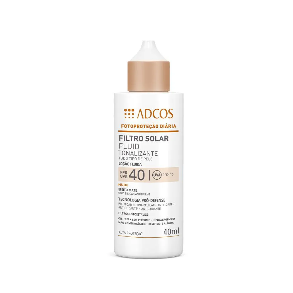 PROTETOR SOLAR FLUID TONALIZANTE FPS 40  - ALTA PROTEçãO
