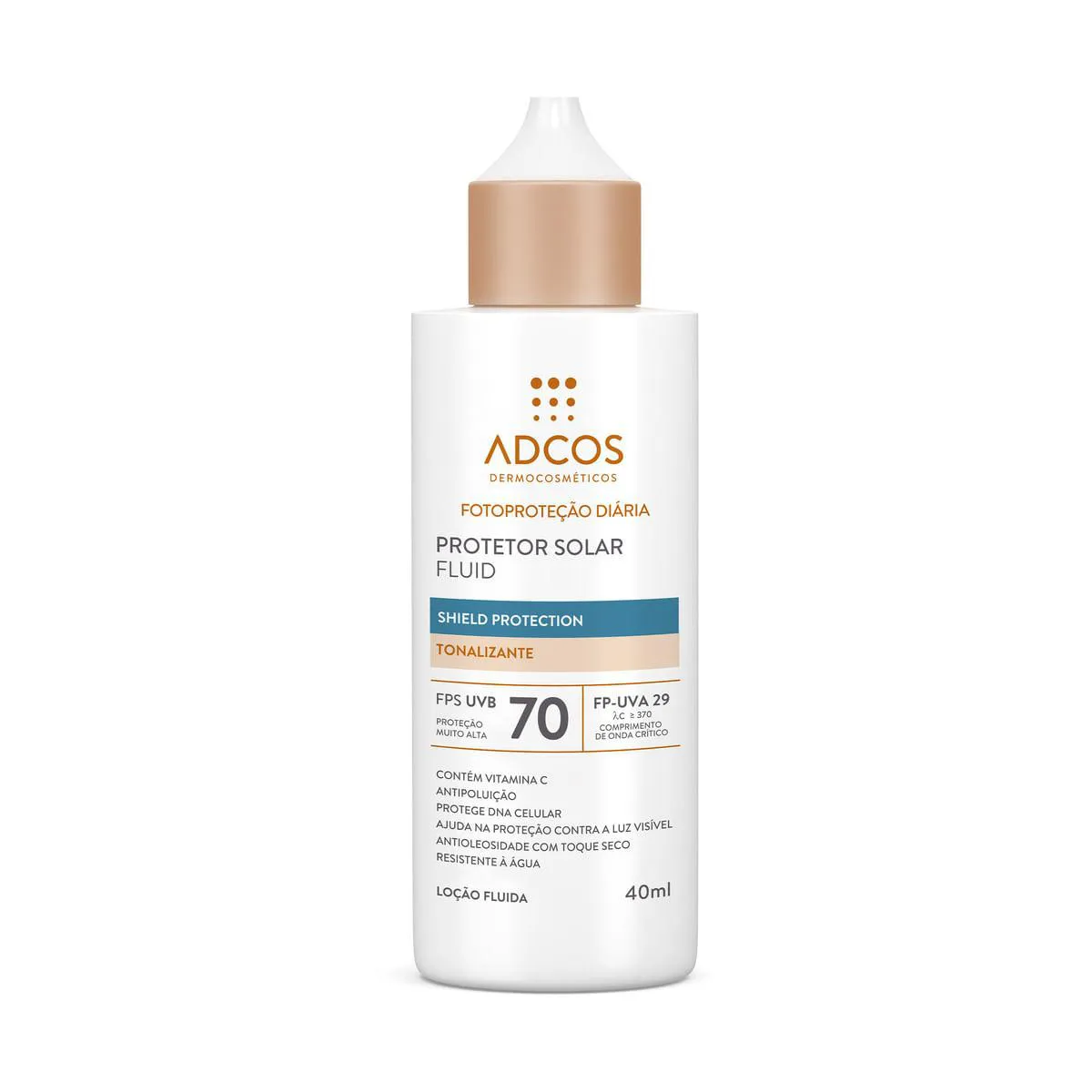 PROTETOR SOLAR FLUID  FPS 70 - SHIELD PROTECTION