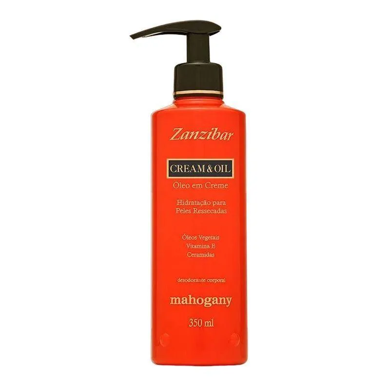 ZANZIBAR ÓLEO EM CREME MAHOGANY 350ML