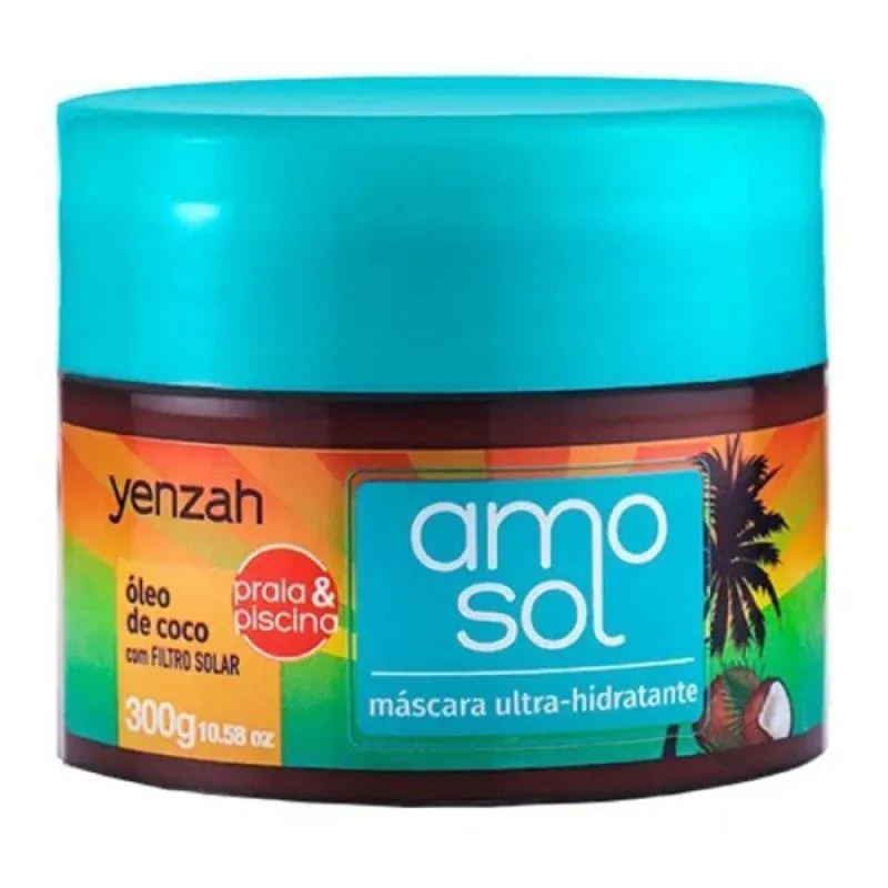 MáSCARA CAPILAR AMO SOL YENZAH 300G