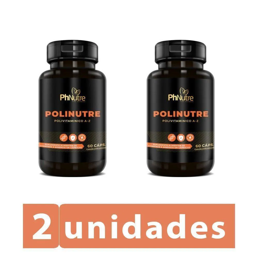 KIT 2 POLINUTRE PHNUTRE 60 CáPSULAS