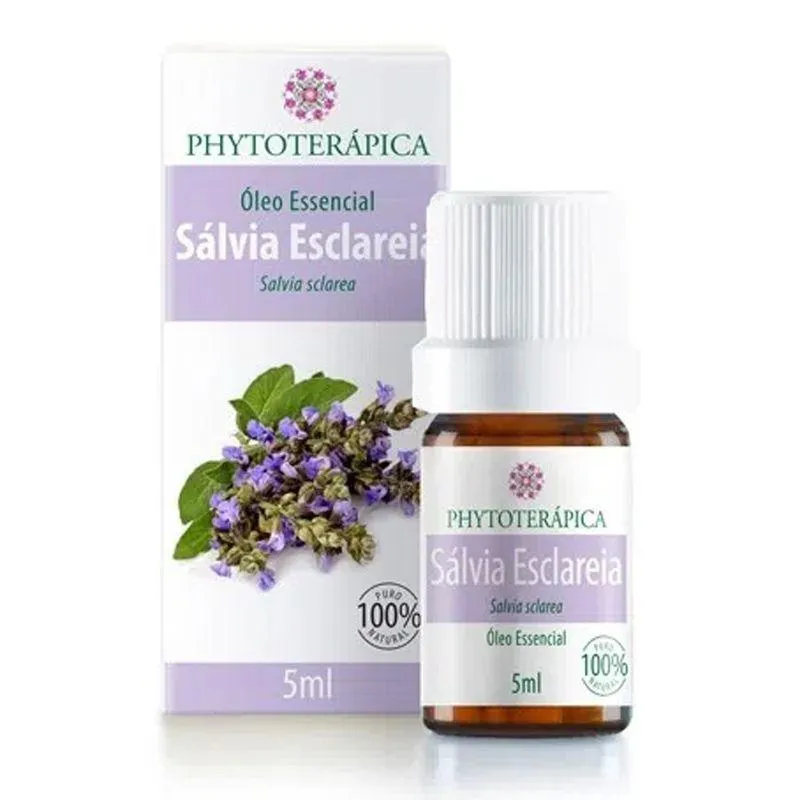 ÓLEO ESSENCIAL SáLVIA ESCLAREIA PHYTOTERáPICA 5ML