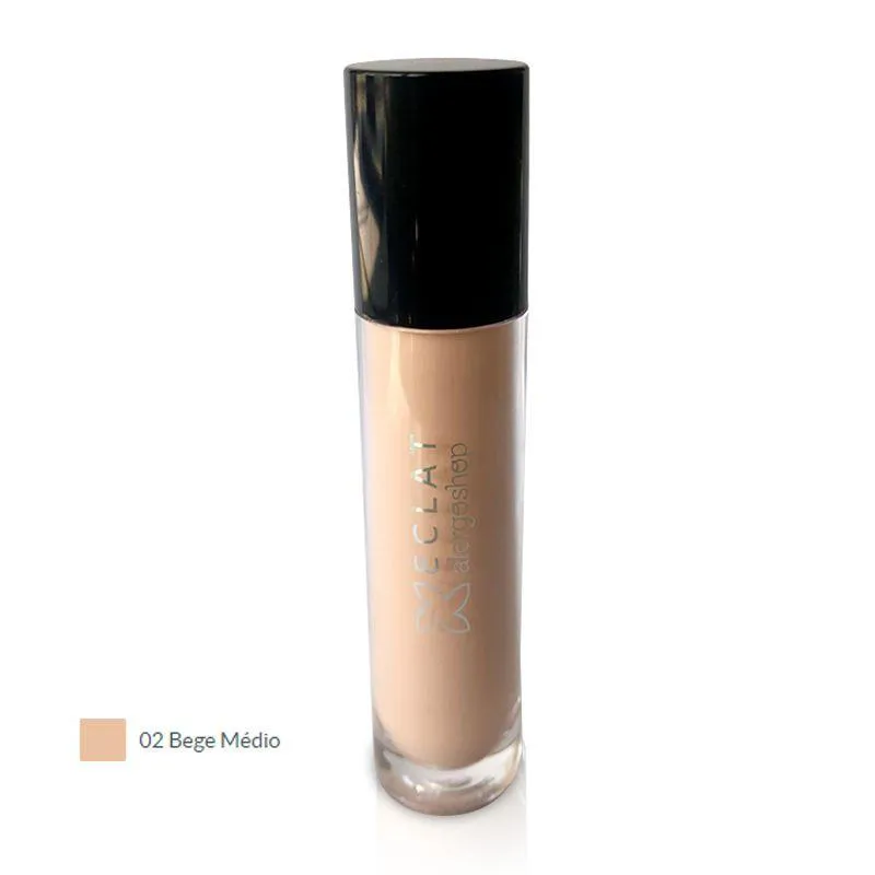 CORRETIVO LíQUIDO HIPOALERGêNICO ECLAT COR 2 ALERGOSHOP 8ML