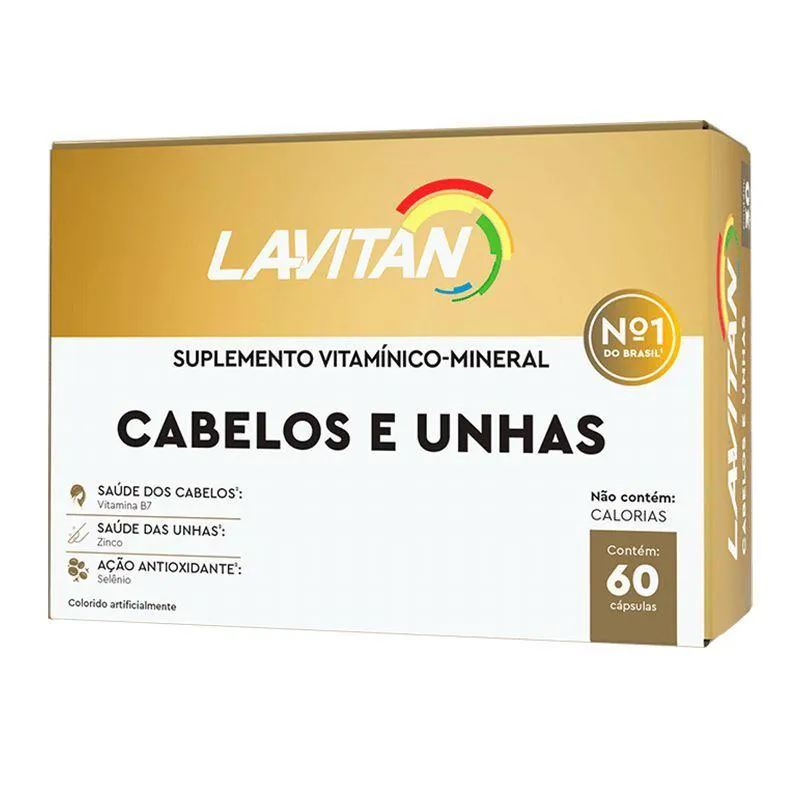 LAVITAN CABELOS E UNHAS 60 CáPSULAS