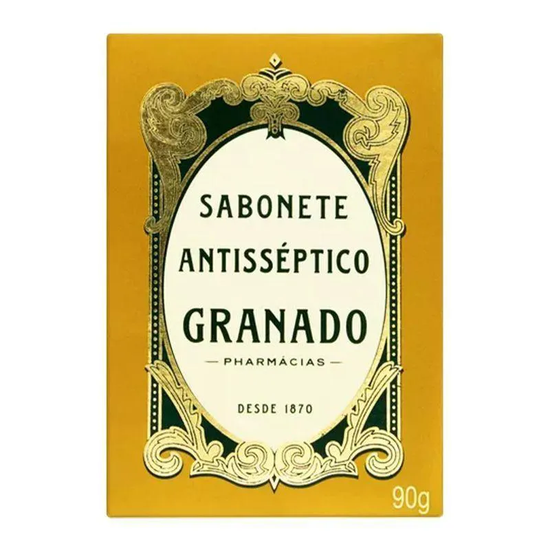 SABONETE EM BARRA ANTISSéPTICO GRANADO TRADICIONAL 90G