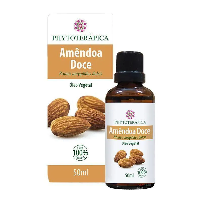 ÓLEO VEGETAL DE AMêNDOA DOCE PHYTOTERáPICA 50ML