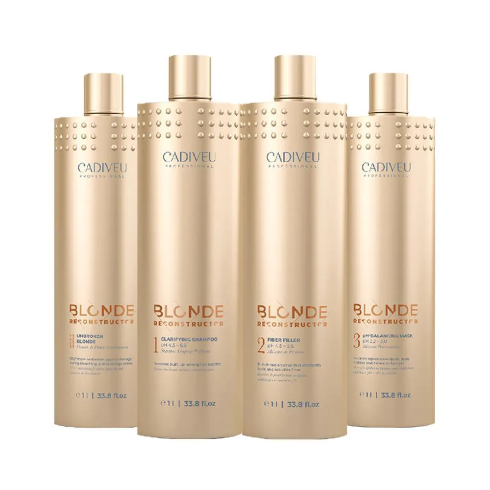 KIT CADIVEU PROFESSIONAL BLOND RECONSTRUTOR PROFISSIONAL - 4 PRODUTOS