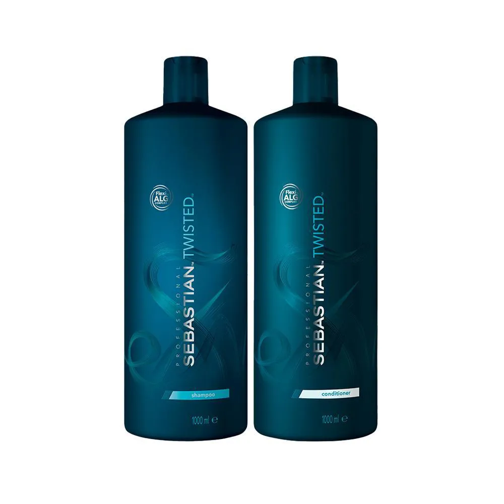 KIT SEBASTIAN PROFESSIONAL TWISTED - SHAMPOO E CONDICIONADOR 1000 ML