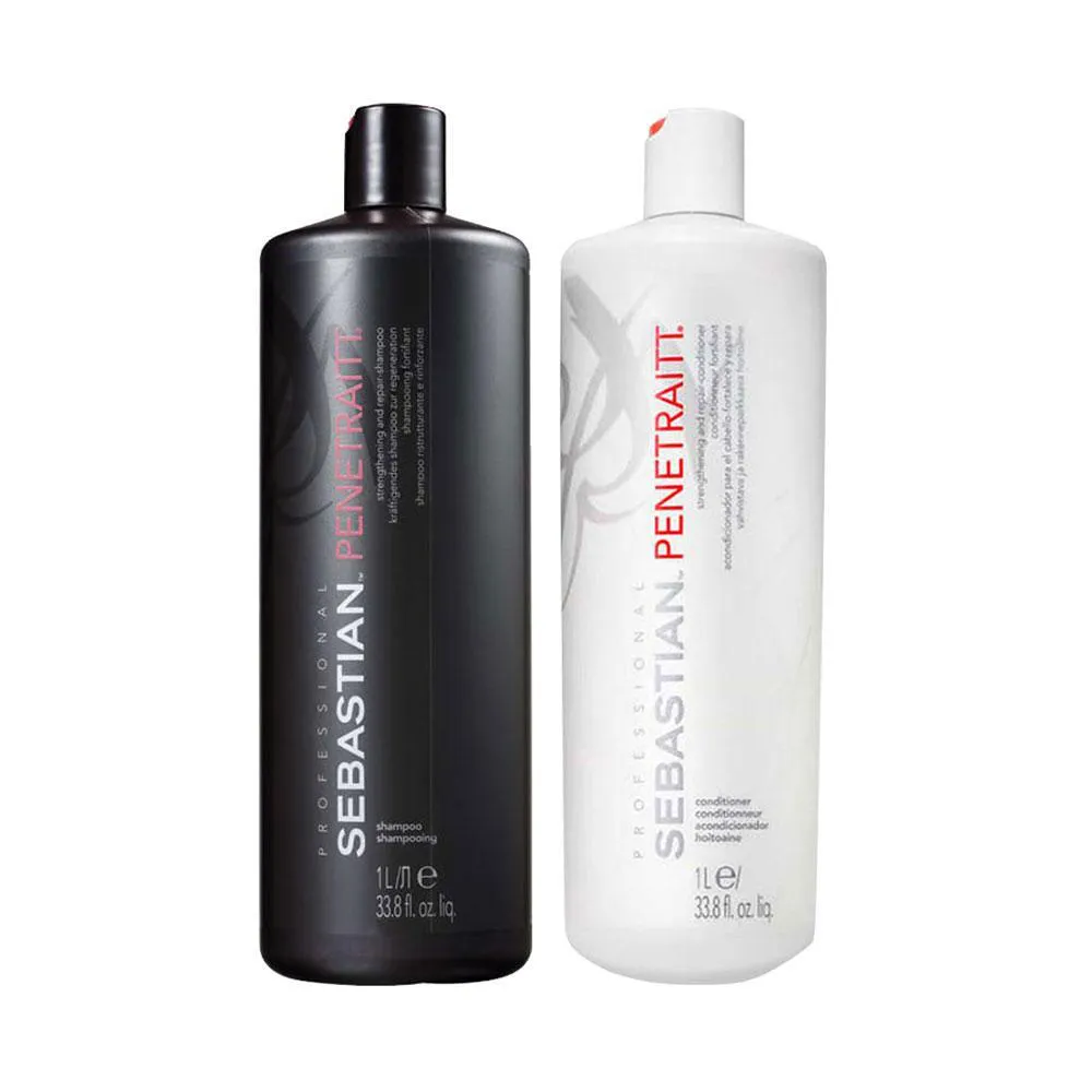 Kit Sebastian Professional Penetraitt Shampoo 1L + Condicionador 1L