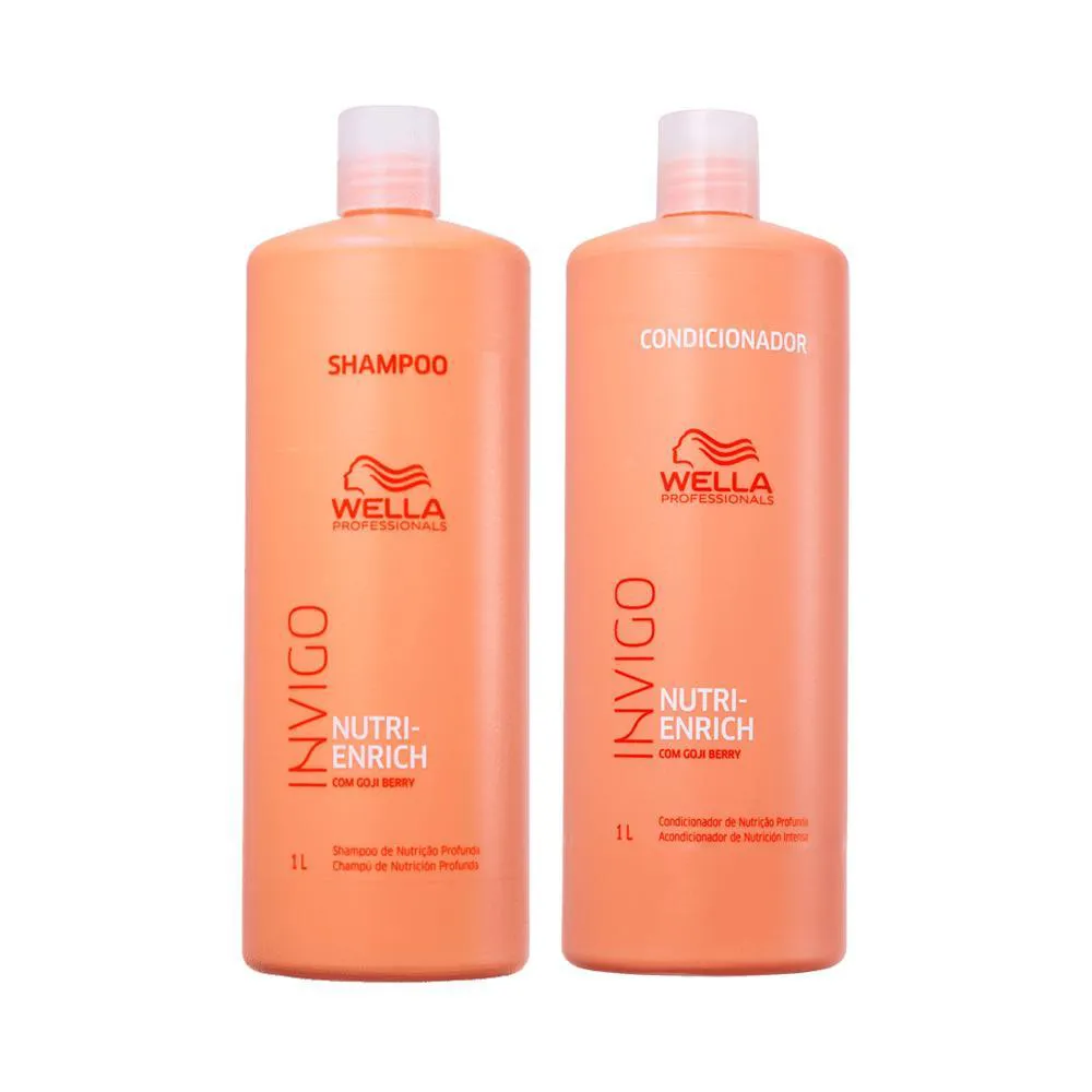 Kit Wella Professionals Invigo Nutri - Enrich Shampoo 1L + Condicionador 1L