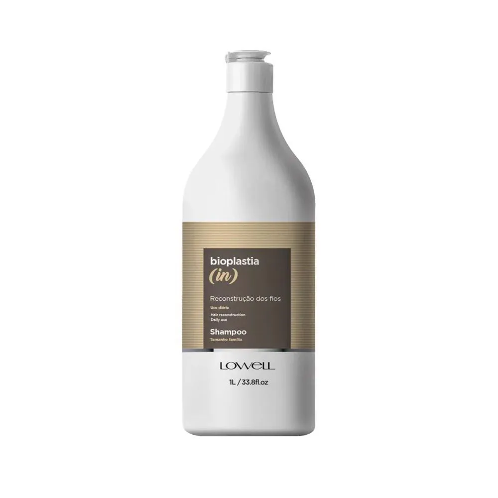 Shampoo Lowell Bioplastia(In) Brilho 1L