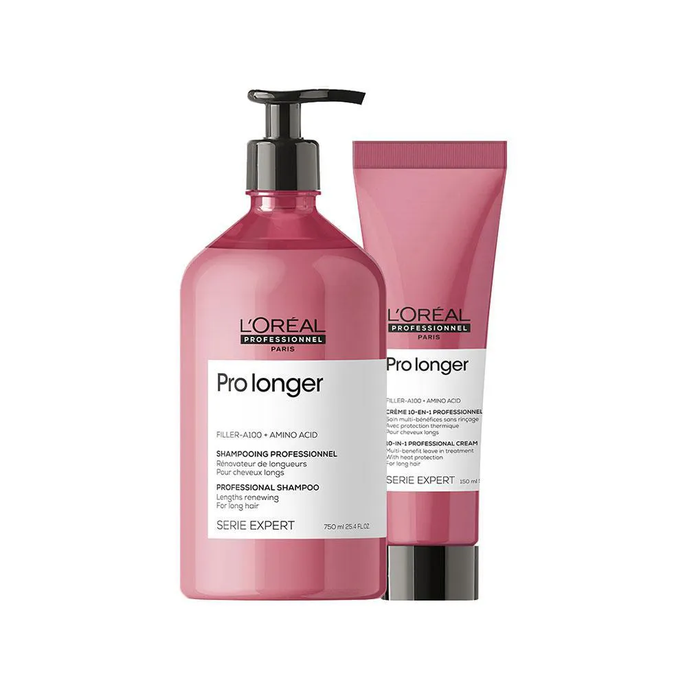 Kit L'Oréal Professionnel Serie Expert Pro Longer - Shampoo E Leave - In