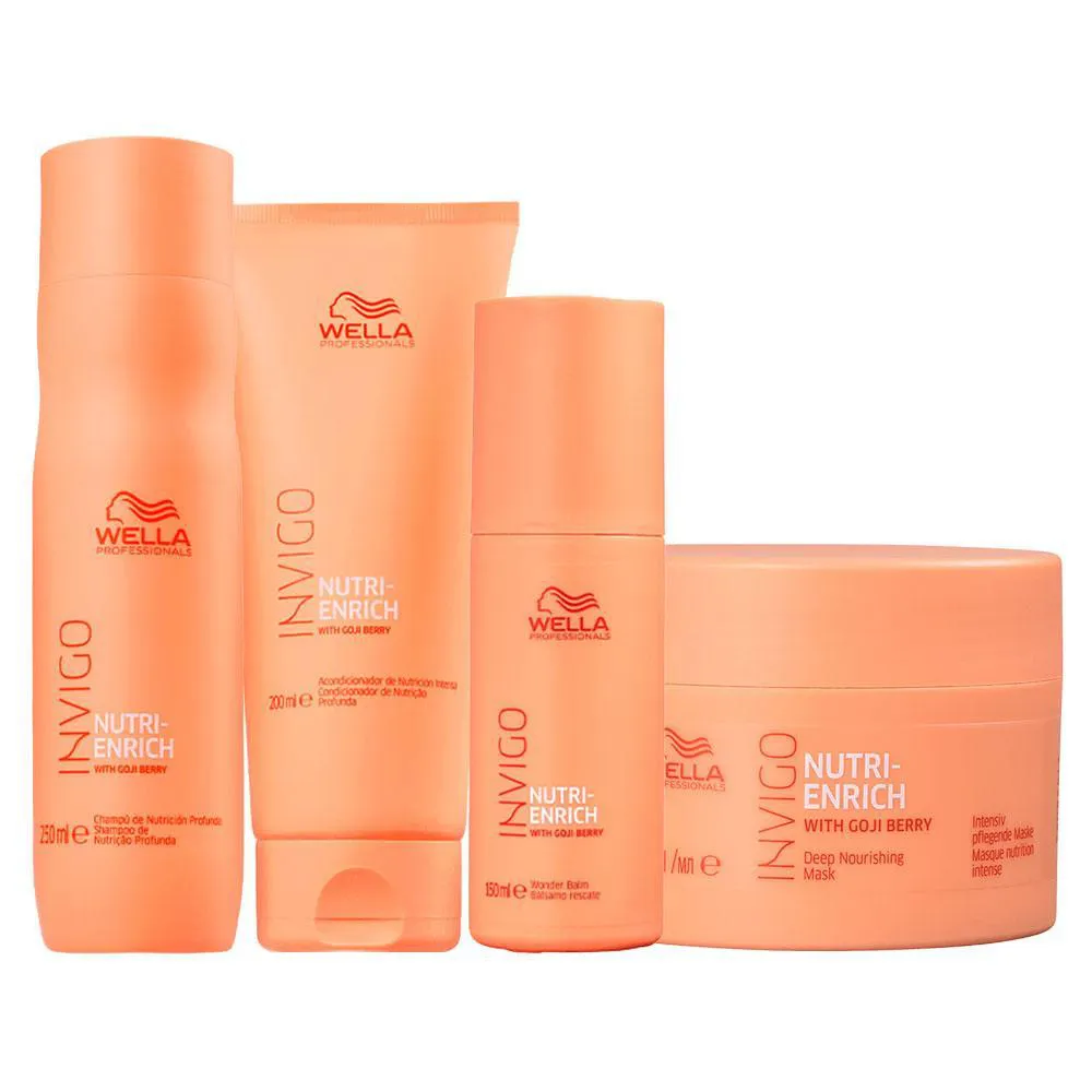 KIT WELLA PROFESSIONALS INVIGO ENRICH HOME CARE - 4 PRODUTOS
