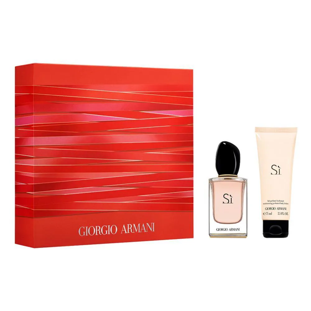 KIT GIORGIO ARMANI Sí EDP PERFUME FEMININO 50ML E LOçãO CORPORAL 75ML