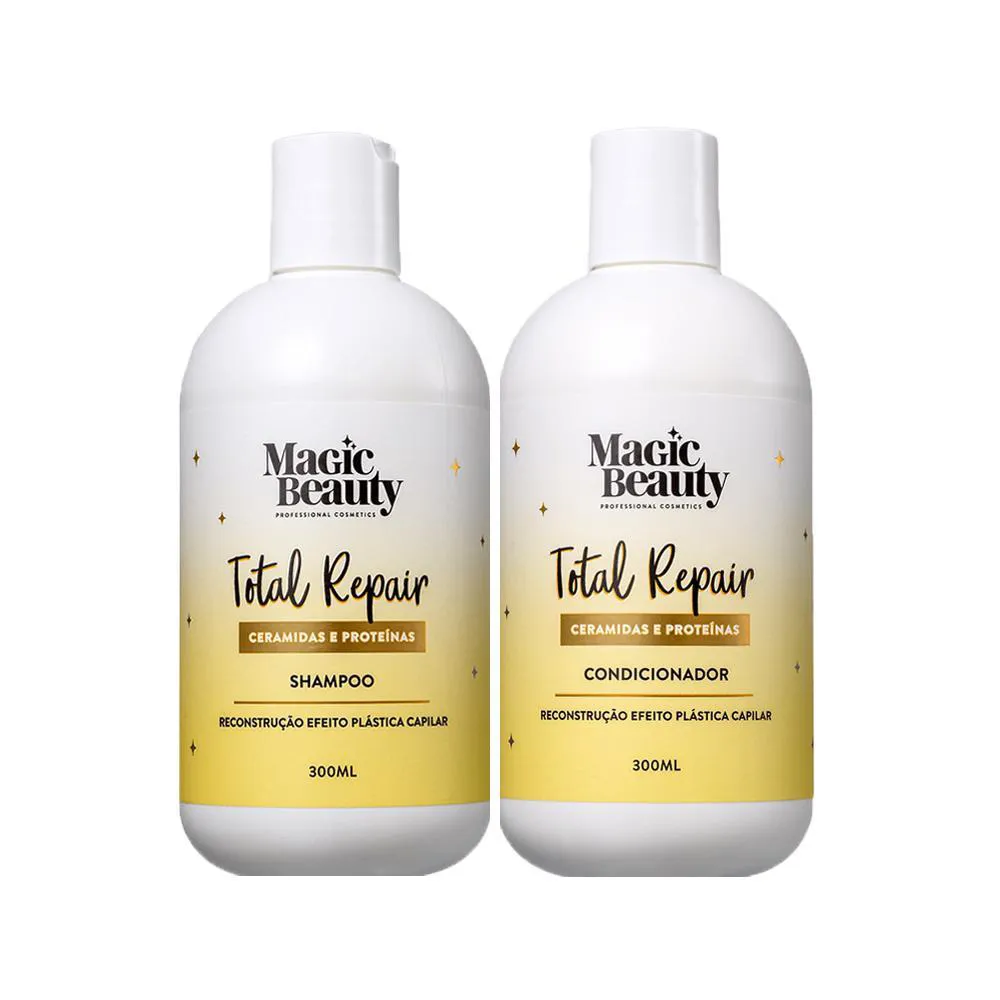 KIT MAGIC BEAUTY TOTAL REPAIR - SHAMPOO E CONDICIONADOR