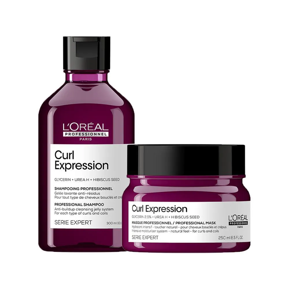 Kit L'Oreál Professionnel Serie Expert Curl Expression - Shampoo Antirresíduos E Máscara