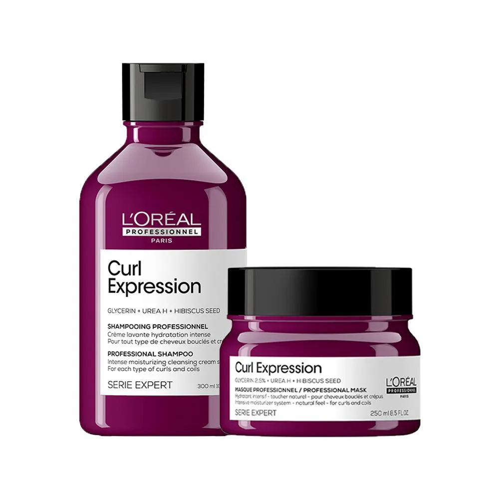 Kit L'Oreál Professionnel Serie Expert Curl Expression - Shampoo Intense E Máscara