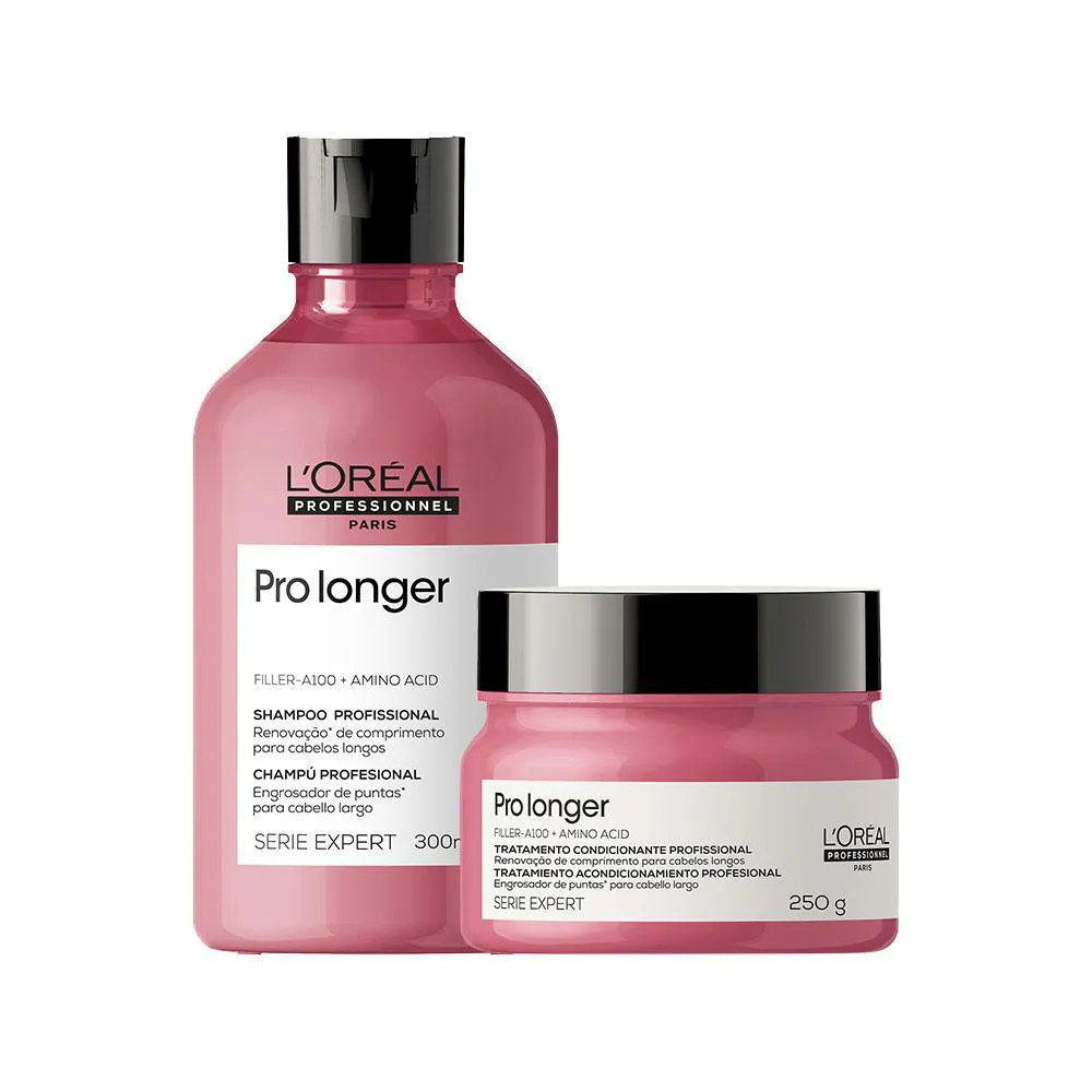 Kit L'Oréal Professionnel Serie Expert Pro Longer - Shampoo 300ml + Máscara 250g