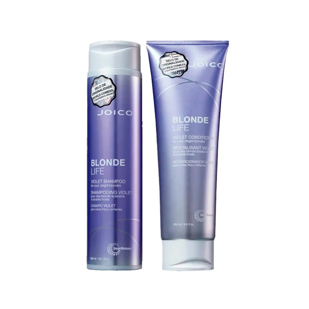 Kit Joico Cuidado Com Loiros - Shampoo E Condicionador
