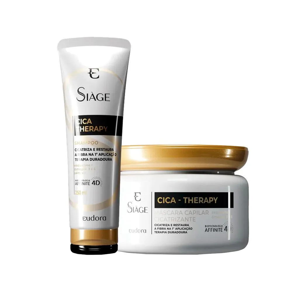 KIT EUD SIáGE CICA THERAPY - SHAMPOO E MáSCARA