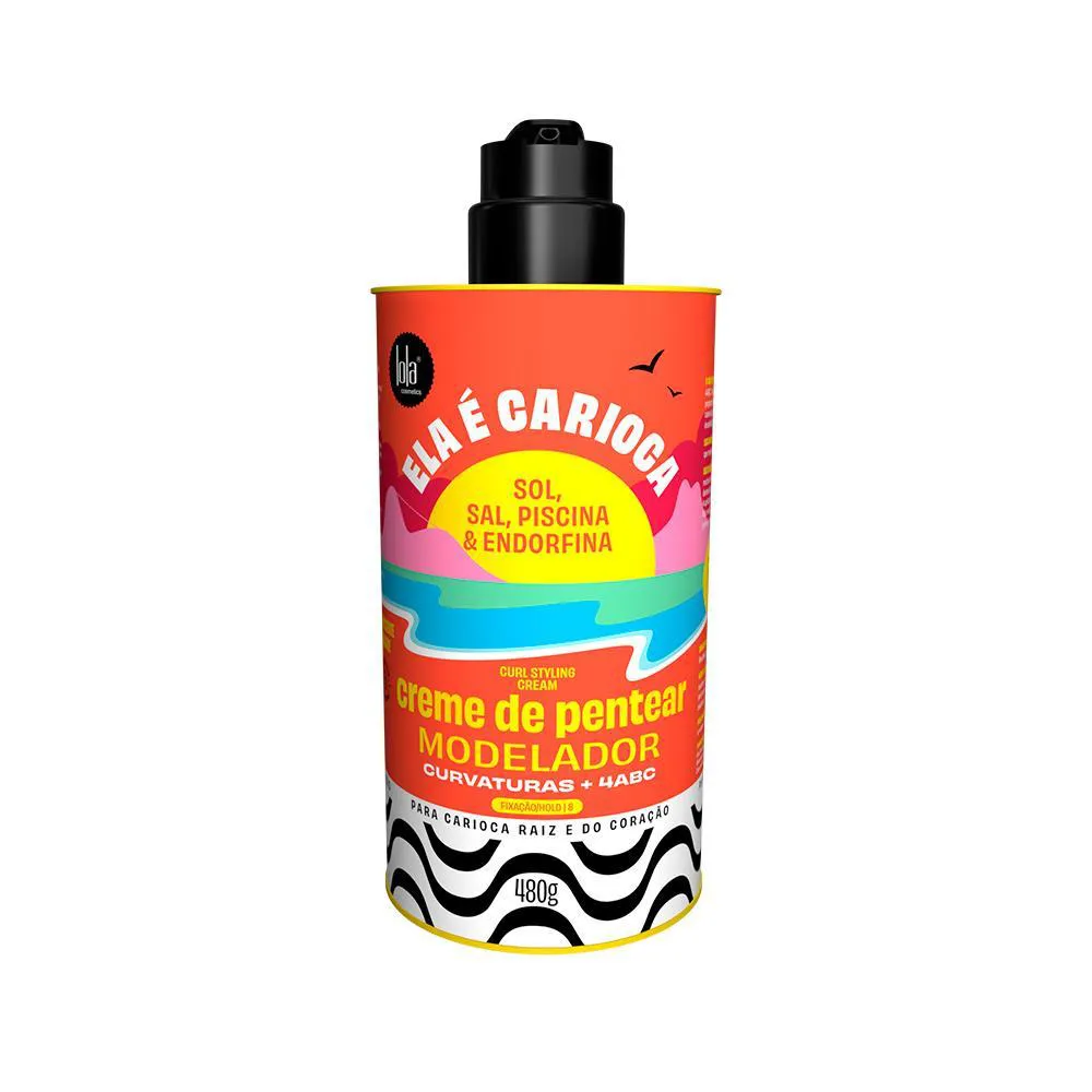 Creme de Pentear Modelador Lola Cosmetics Ela É Carioca Curvaturas 4ABC 480g