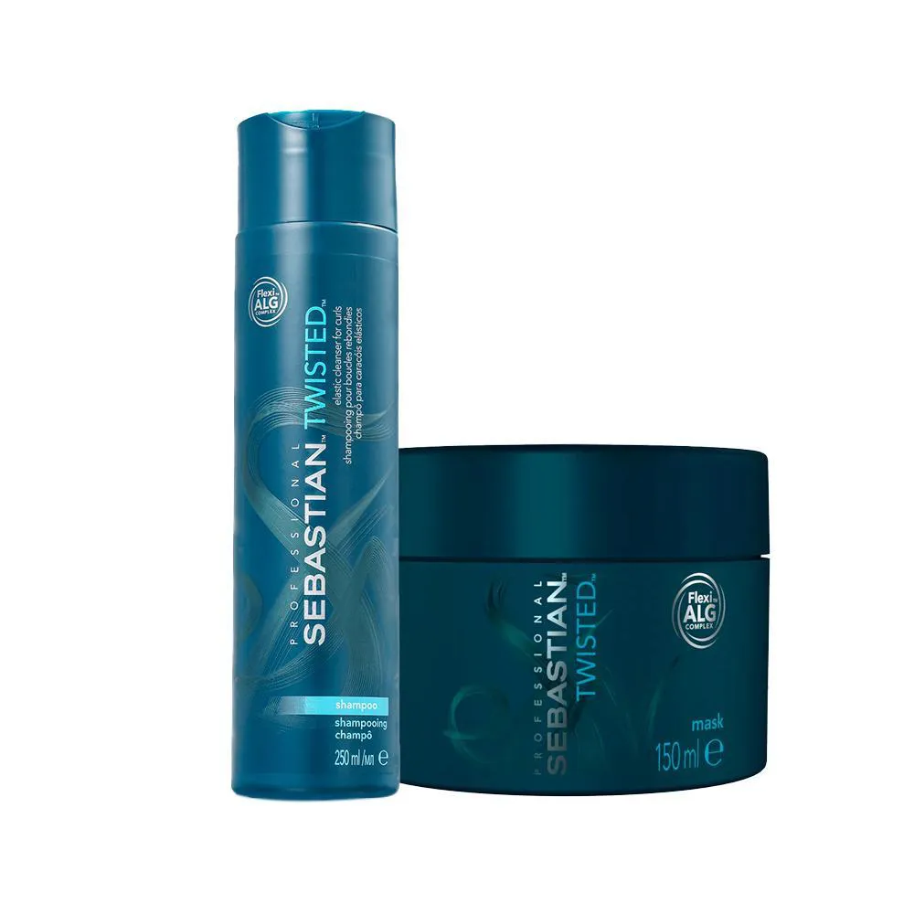 KIT SEBASTIAN PROFESSIONAL TWISTED - SHAMPOO E MáSCARA 150 ML