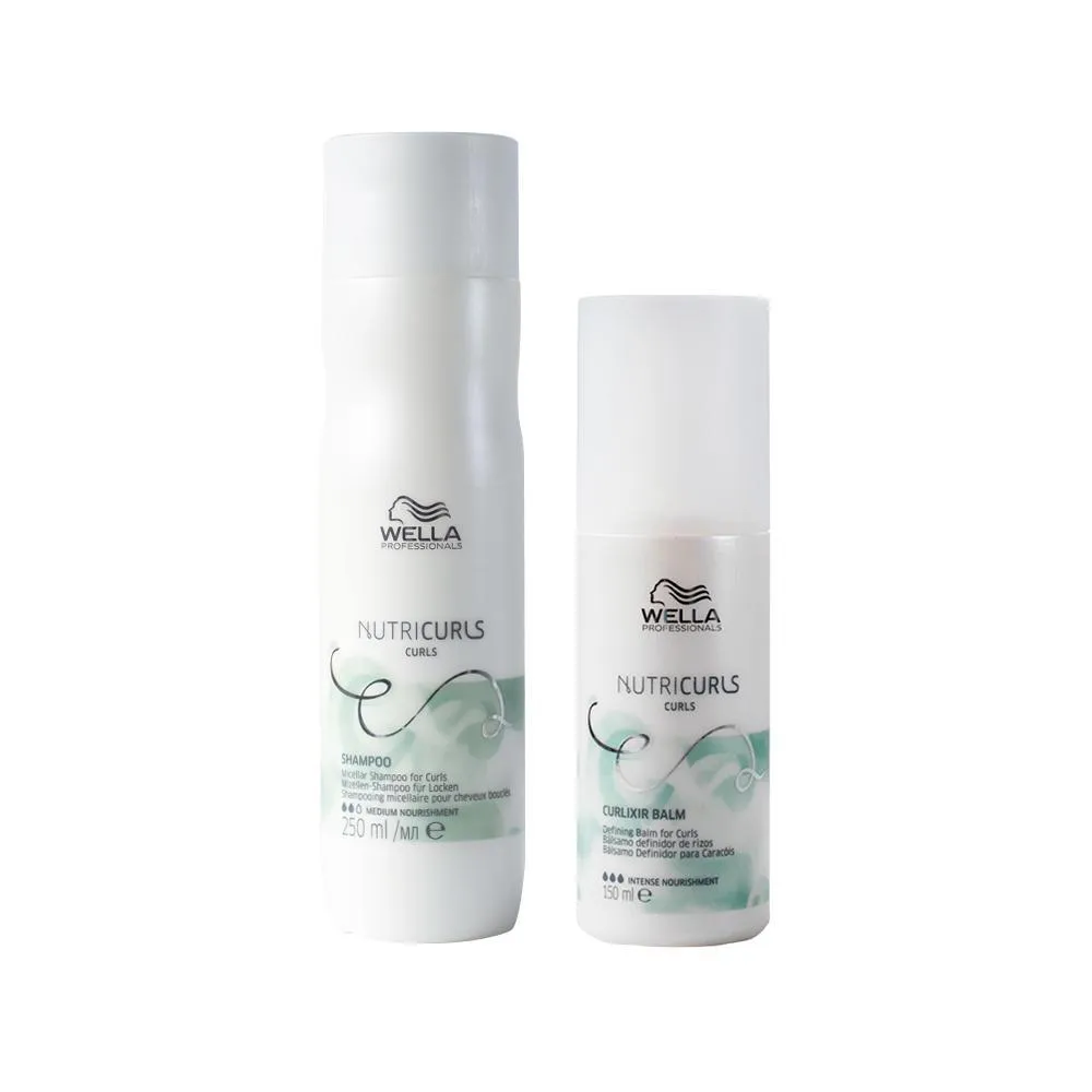 Kit Wella Professionals Nutricurls - Shampoo E Leave - In