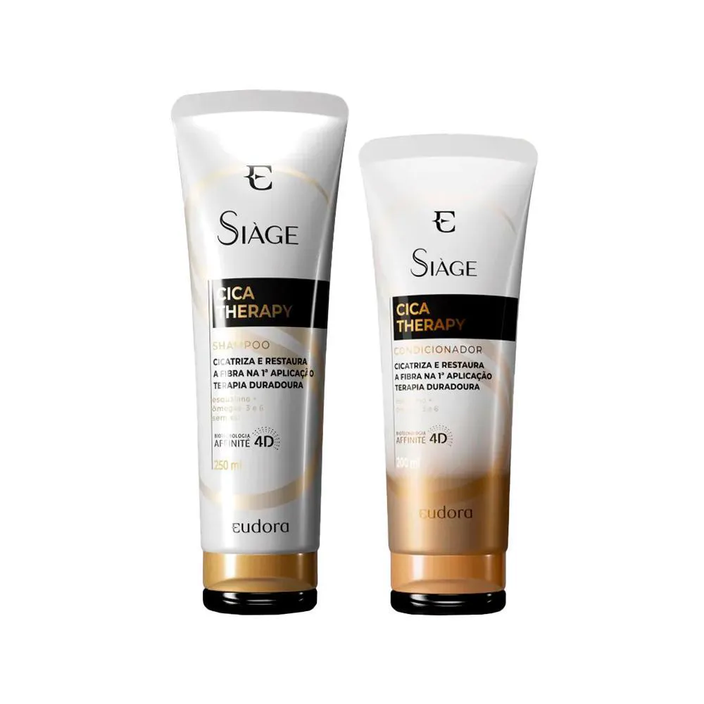 KIT EUD SIáGE CICA THERAPY - SHAMPOO E CONDICIONADOR