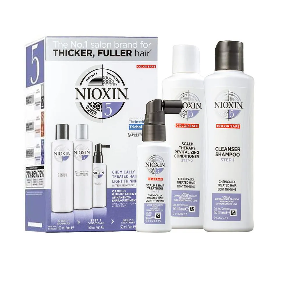 KIT NIOXIN SYSTEM 5 - SHAMPOO E CONDICIONADOR E TRATAMENTO
