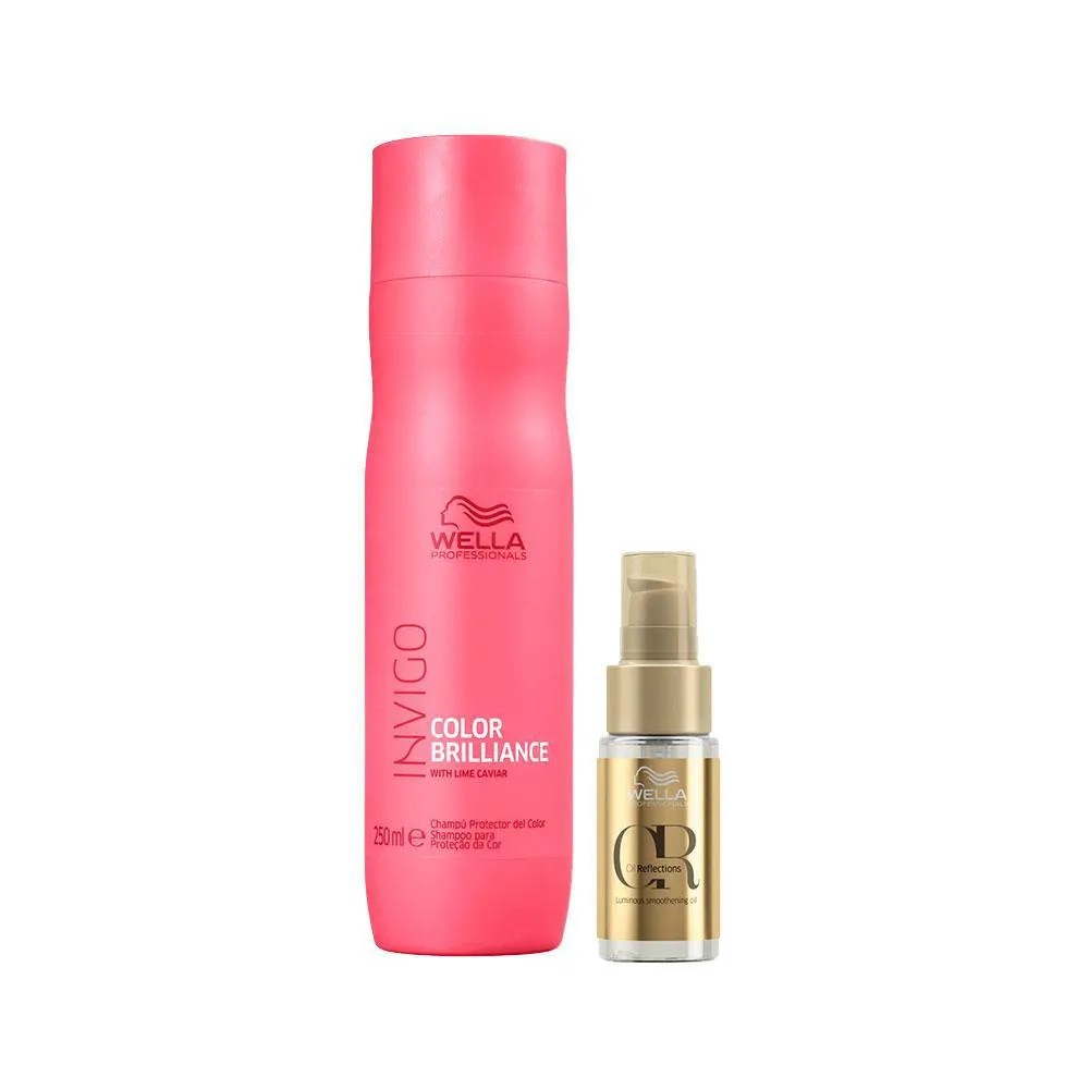 Kit Wella Professionals Invigo Color Brilliance - Shampoo E Óleo