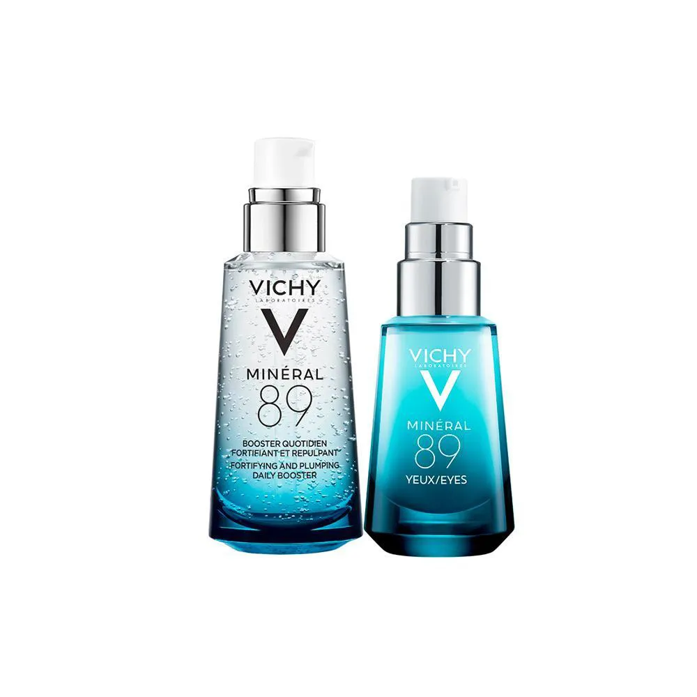 KIT FACIAL VICHY MINéRAL 89 - SéRUM 50ML E SéRUM PARA OS OLHOS 15ML