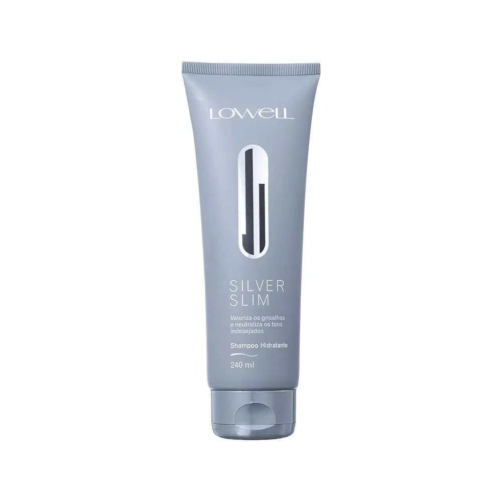 Shampoo Matizador Lowell Silver Slim Cabelos Loiros 240ml