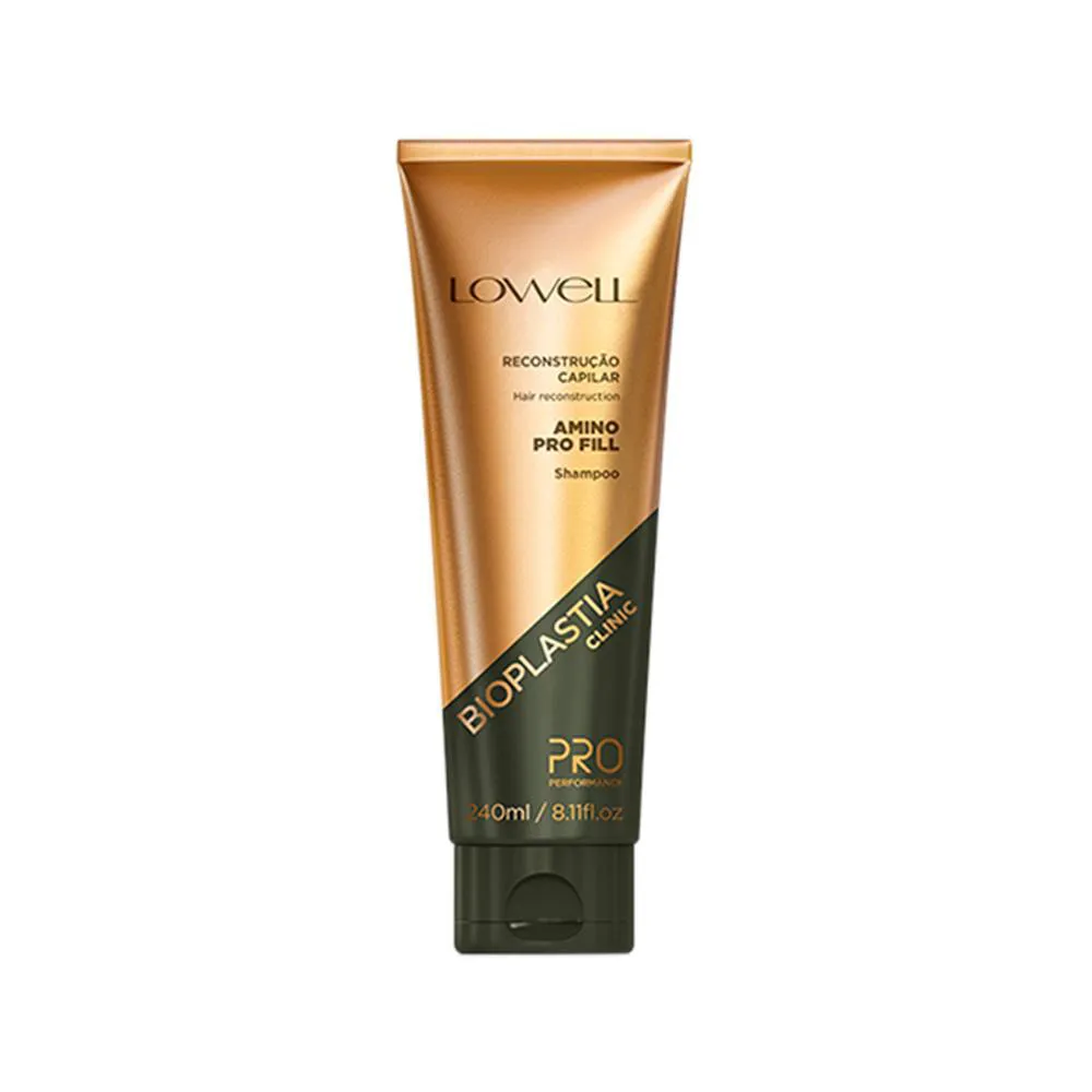 Shampoo Lowell Pro Performance Bioplastia Clinic Reconstrução 240ml