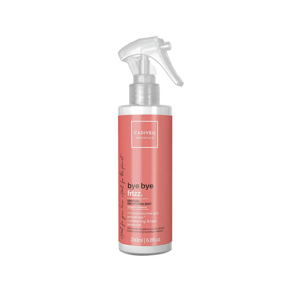 Leave-In Selagem Gradativa Cadiveu Essentials Bye Bye Frizz Para Todos Os Tipos De Cabelo 200Ml