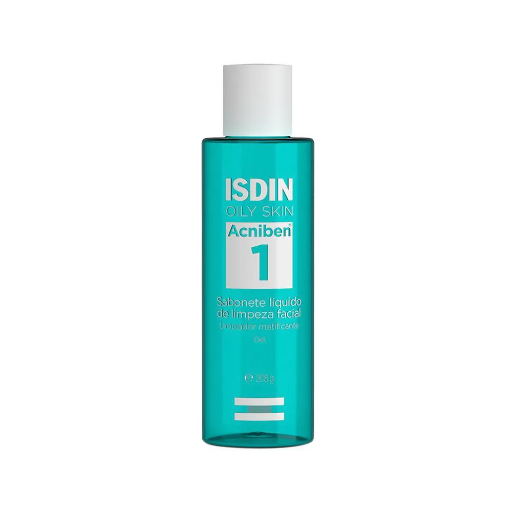 ISDIN OILY SKIN ACNIBEN GEL DE LIMPEZA FACIAL 208G