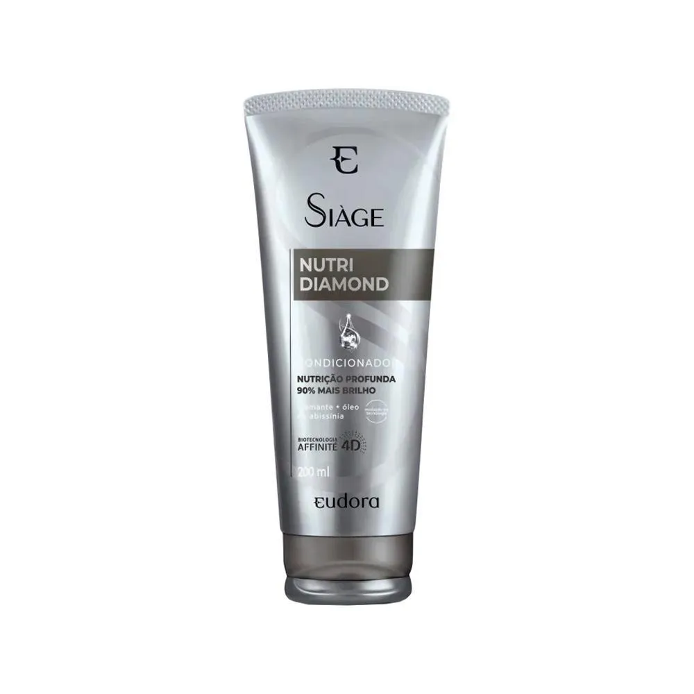EUDORA SIáGE NUTRI DIAMOND 4D CONDICIONADOR 200ML