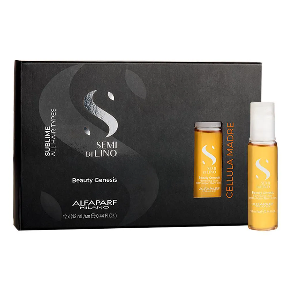 Alfaparf Semi Di Lino Sublime Cellula Madre Beauty Genesis - Ampola Capilar 12X13Ml