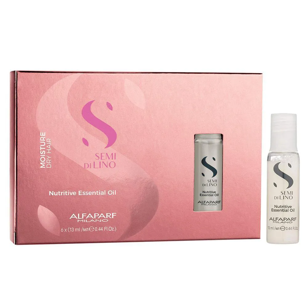 Alfaparf Semi Di Lino Nutritive Essential Oil - Ampola Capilar 6X13Ml